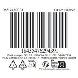 La Mediterranea Mug 230 ml "Black Clay" Md (36 Unidades)