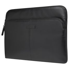 dbramante1928 SKAGEN PRO+ - Funda de cuero de grano entero para MacBook Pro 14", 35.6 cm (14"), Negro, Resistente a impactos, con bolsillo delantero