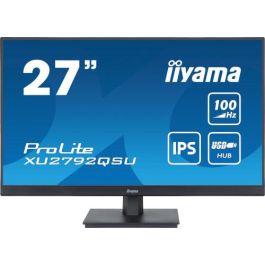 MONITOR IIYA;A 27" PROLITE XU2792QSU-B6, IPS WQHD, 100HZ, 0,4MS, USB, HDMI, DISPLAYPORT, ALT 2x2W, INCLI Precio: 212.95000056. SKU: B19H9KVVNH