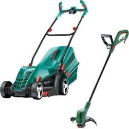 Cortacésped eléctrico BOSCH ARM 34 - ancho de corte 34 cm - 1300W + cortabordes - EasyGrassCut 23 - 280W - diámetro de corte 23 cm Precio: 210.49999982. SKU: B1JEJW3JMH