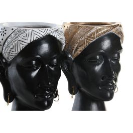 Figura Decorativa DKD Home Decor Plateado Dorado Marrón Resina Colonial Africana (19,5 x 11 x 39,5 cm) (2 Unidades) Figura Decorativa DKD Home Decor Plateado Dorado Marrón Resina Colonial Africana (19,5 x 11 x 39,5 cm) (2 Unidades)