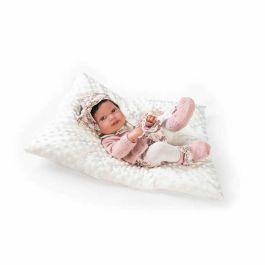 Muñeca recien nacida pipa con cojin 42 cm.cuerpo vinilo. incluye diadema, pendientes y chupete Muñeca recien nacida pipa con cojin 42 cm.cuerpo vinilo. incluye diadema, pendientes y chupete