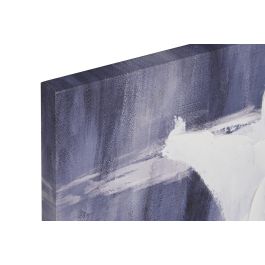 DKD Home Decor Cuadro Tradicional Lienzo MDF Blanco Negro 3 x 60 x 90 cm (2 Unidades)