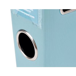 Liderpapel Archivador de Palanca A4 Documenta Forrado PVC con Rado Lomo 52mm Gris Compresor Metálico