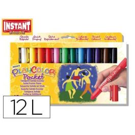 Tempera Solida En Barra Playcolor Pocket Escolar Caja De 12 Colores Surtidos Precio: 16.3350003025. SKU: S8415583