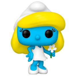 Funko POP The Smurfs Smurfette - Figura de vinilo de Pitufina 9cm en caja regalo