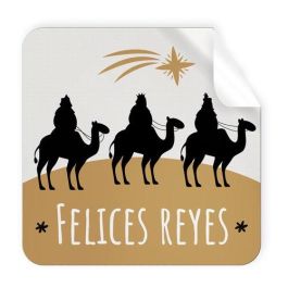 Etiquetas Regalo Adh. Rollo 250 Uds. Cuadradas 40X40 Navidad Felices Reyes Precio: 13.50000025. SKU: B16259DEQF