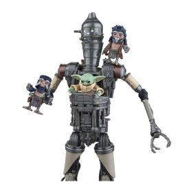 Hasbro Star Wars The Black Series Figura de Acción IG-12 y Grogu de The Mandalorian, 15 cm