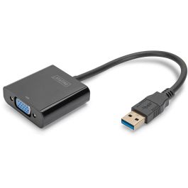 Digitus Adaptador USB-A 3.2 Gen 1 a VGA, hasta 1080p / 1920x1080 Pixeles