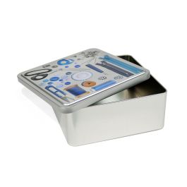 Estuche de metal para costura 19.7 x 19.7 x 8 cm - Inde (12 Unidades) Estuche de metal para costura 19.7 x 19.7 x 8 cm - Inde (12 Unidades)