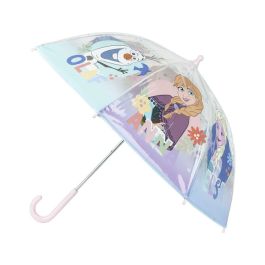 Cerdá Paraguas Manual POE Burbuja Infantil Frozen 45 cm, Transparente con Diseño Azul de Personajes Disney para Niños de 2 a 8 Años Cerdá Paraguas Manual POE Burbuja Infantil Frozen 45 cm, Transparente con Diseño Azul de Personajes Disney para Niños de 2 a 8 Años