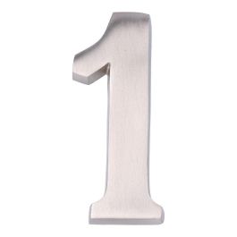 Edm Número 1 Níquel Mate 10cm Fijación Invisible