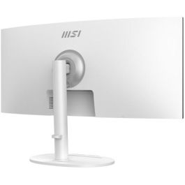 MSI Modern MD342CQPW Pantalla 34" UltraWide Quad HD 3440x1440 Pixeles, Curva, 1500R, 120Hz, 1ms, Blanco, 9S6-3PC59H-012