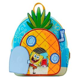 Loungefly Mochila Bob Esponja Casa de la Piña 26cm Cuero Vegano con Correas Ajustables