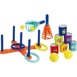 Ecoiffier Pack 3 Deportes: Juego de Sacudida (6 Latas, 2 Bolas), Aros (3 Anillos), Lanzador (2 Lanzadores, 2 Bolas) +3 Años Precio: 27.50000033. SKU: B1BD2YA48K