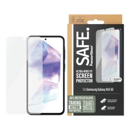 PanzerGlass SAFE. by Protector de Pantalla para Samsung Galaxy A55 5G, Ultra-Wide Fit, Transparente