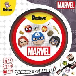 Asmodee ASM1700573021314 Dobble Marvel Emoji Juego de Fiesta Eco Sleeve, Edición para 6+ años, Ideal para Exterior