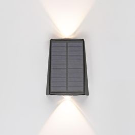 Aplique solar led 100lm 2w 3.000k