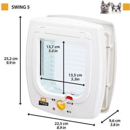 Ferplast FER8010690210759 Gatera Columpio 5 para Gatos, Gris, 22,5 x 16,2 x 25,2 cm