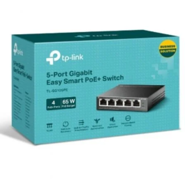 TP-LINK 5-Port Gigabit Easy Smart Switch with 4-Port PoE+