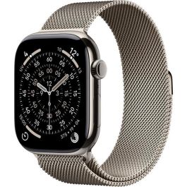 Apple Watch Series 11 GPS + Cellular - 46 mm - Caja de titanio natural - Correa Milanese Loop natural - M/L Precio: 1000.49999984. SKU: B1FQ489E3J