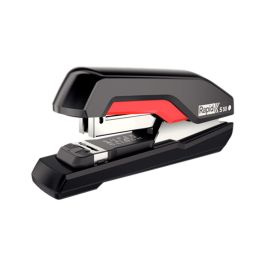 Grapadora Rapid Supreme S50 Plastico Capacidad De Grapado 50 Hojas Usa Grapas 24-6-8+ Y 26-6-8+ Color Negro-Rojo