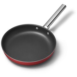 Smeg CKFF2801RDM Sartén Bratpfanne de 28 cm, Color Rojo