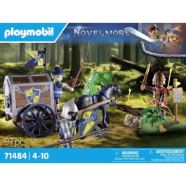 Playmobil Novelmore Convoy Con Bandido 71484 Set de Caballeros para Niños +4 Años