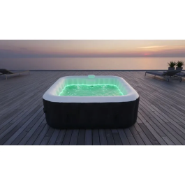 Sunspa Spa Hinchable Cuadrado para 6 Plazas con Tira LED Precio: 470.49999975. SKU: S7107487