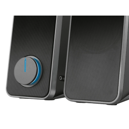 Trust Altavoces Arys 2.0 28W para PC y Portátiles con Sonido Rico y Bajos Profundos