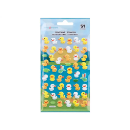 Imaginovo Pegatinas Cute Animals Patitos con Relieve 190x105 mm