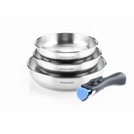 Arthur Martin AM1410 Conjunto de 3 Sartenes de 20, 24 y 26 cm, Acero Inoxidable, con Mango Extraíble, Aptas para Inducción y Todas las Cocinas Precio: 61.68999991. SKU: B1GZ64FATD