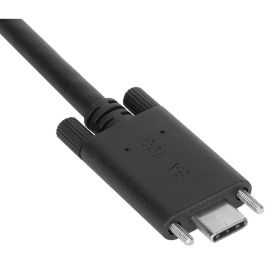 Targus ACC1133GLX Cable USB-C a USB-C de 1m con Adaptador USB-A, Negro