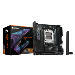 GIGABYTE B850I AORUS PRO Placa Base - Compatible con procesadores AMD Ryzen Serie 9000, VRM digital de 8+2+1 fases, hasta 8400MHz DDR5 (OC), 1xPCIe 5.0 + 1xPCIe 4.0 M.2, 2.5LAN, WiFi 7, USB 3.2 Gen 2 Precio: 308.78999987. SKU: B1844PHM2T