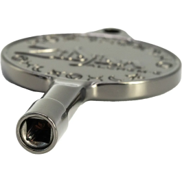 Zildjian Llave Afinación Batería Alchem-E Cromada, Empuñadura Ergonómica, Accesorios para Batería