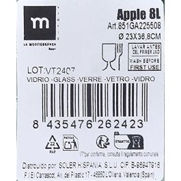 Apple Garrafa Vidrio 8L ø23x36.8cm (2 Unidades)