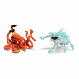 Figuras Dúo Pulpo de Lava vs Insecto de Hielo, SCHLEICH 70826 Criaturas Eldrador, Para niños a partir de 6 años