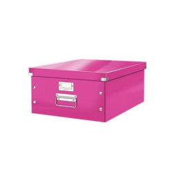 Caja Para Almacenamiento Leitz Click&Store 85% Carton Reciclado 29 Litros Grande 369X200X484 Mm Fucsia Precio: 26.8899994. SKU: B1GTQJRTFX