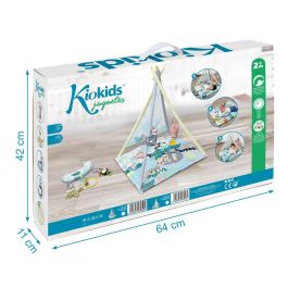 Juguete Teepee Mantita De Actividades Perezoso Para Bebés +2 Meses 2 En 1 Con 3 Juguetes Incluidos