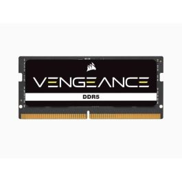 Corsair CMSX16GX5M1A4800C40 Memoria RAM Vengeance DDR5 16GB (1x16GB) Sodimm 4800MHz 1.1V Negro Precio: 91.50000035. SKU: S7800211