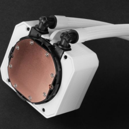 Mars Gaming ML-PROII120 Refrigeración Líquida AIO 120mm Blanca hasta 300W TDP, Bomba 4ª Gen, Ventilador FDB ultra-silencioso