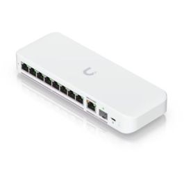 Ubiquiti 60 Gbps, Forwarding Rate 45 Mpps, 256 VLANs Soportadas, Alimentación AC/DC Externa 15W