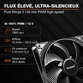 Be Quiet! Refrigeración Líquida PURE Loop 3 280mm para Procesador Intel y AMD