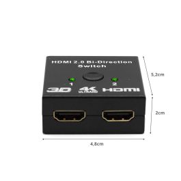 Hub 2 Hdmi Splitter 4K Con Hub 2 Hdmi Splitter 4K Con