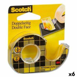 Cinta de Doble Cara Scotch 12 mm x 6 m (6 Unidades) Cinta de Doble Cara Scotch 12 mm x 6 m (6 Unidades) Precio: 21.49999995. SKU: S8426232
