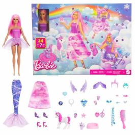 Barbie Calendario de Adviento con Muñeca de Moda y 24 Sorpresas - JFL66
