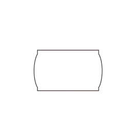 Meto Etiquetas 26x16 mm Lisa Blanca Removible Rollo 1200 Etiquetas