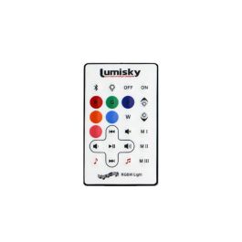 Lumisky Lámpara de Música para Exteriores con Altavoz Bluetooth LED RGB 21 x 21 x 31 cm