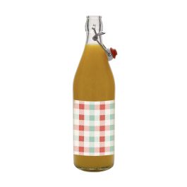 Botella de Vidrio Decorada Designs 1L - Inde (12 Unidades) Botella de Vidrio Decorada Designs 1L - Inde (12 Unidades)