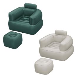 Bestway Sillon Hinchable con Reposapies Color Surtido 107x99x80/48x48x36 cm Interior 75137